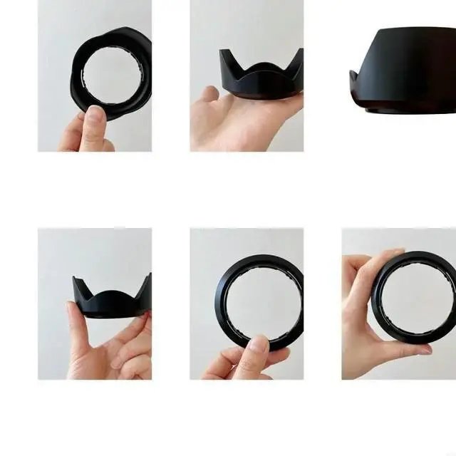 Alt view image 2 of 2 - FOR ALC-SH132 55mm Petal Flower Filter Thread Camera Lens Protector Reversible