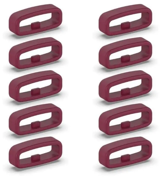 Main image of FOR 10pcs Silic Fastener Ring 18mm 20mm 22mm Wristband Keeper Smartwatch Strap Retainer Holder Replacement Accessory