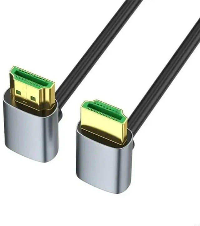 Main image of FOR 2.1 Version Video Cable 8K60Hz 90 Degree Elbow Option Gold Plated Contacts for HDTVs and Computers, Aluminum Casing