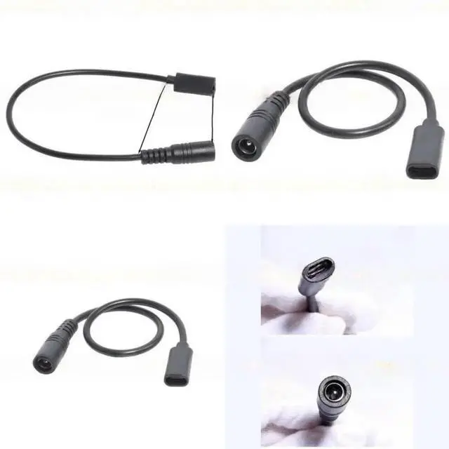 Main image of FOR Type-C to 5521 Connector Type-C Female to 5.5x2.1 Female Adapter Converter Cable 25CM
