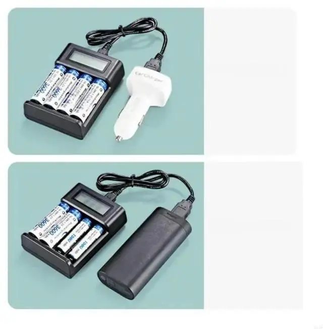 Main image of FOR 4 Slot AA LR03 for NiMh Rechargeable with LCD Display Intelligent