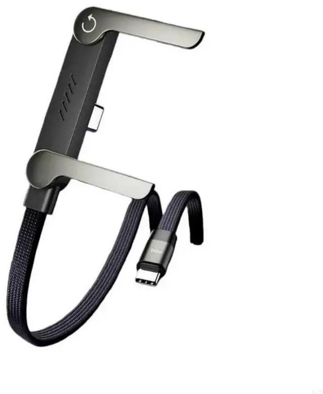 Main image of FOR 2 in 1 Fast Charging Cable with Built-in Holde, 1.5m High-Speed Adapter Cord, orbit Rotation, for Smartphones, Tablets,
