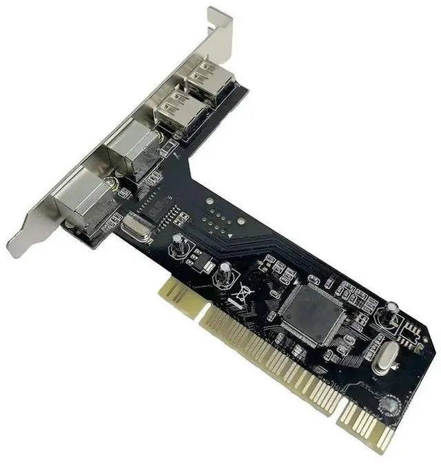 Main image of FOR Keyboard Mouse Adapter Card PCI 32bit to 2x PS2 PS/2 + 2x USB 2.0 Port for PC
