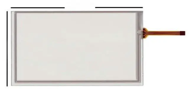 Main image of FOR 6.2 Inch 4-wire 155*88 10PCS Touchpad For HSD062IDW1 A01 TM062RDH03 PW062XS1 AT065TN14 Touch Screen Digitizer Glass 155X88mm