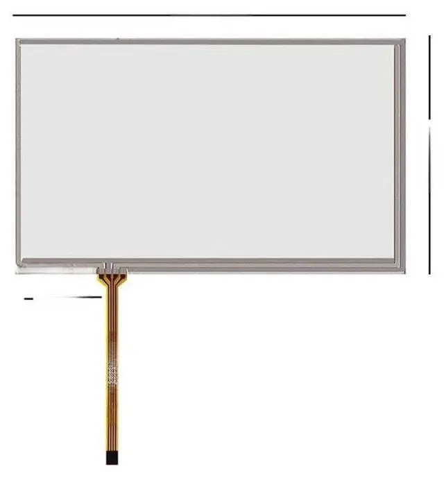 Main image of FOR 7inch 4 Wire 165*99 For AT070TN92 AT070TN94 Touch Screen Digitizer Glass 165X100mm DVD GPS HSD070IDW1 D00 E11 Touchpad 10PCS