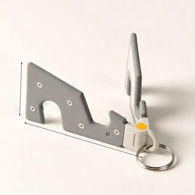 Main image of Ultra Thin Foldable Phone Stand Keychain