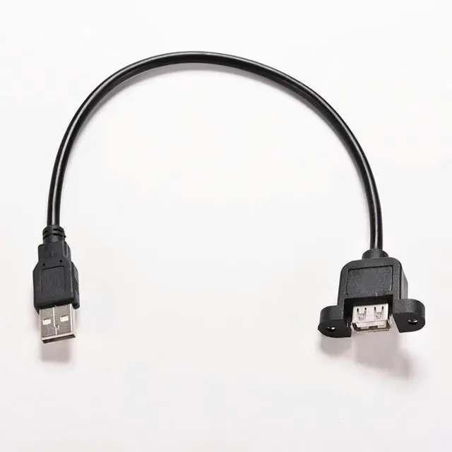 Main image of USB 2.0 Male to Female Panel Mount Extension