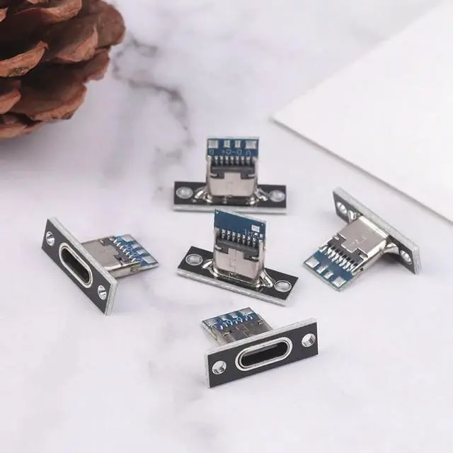 Main image of USB Type-C Socket with Screw Fixing 5Pcs
