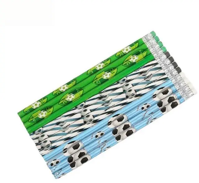 Main image of Football Pencils 12Pcs with Erasers
