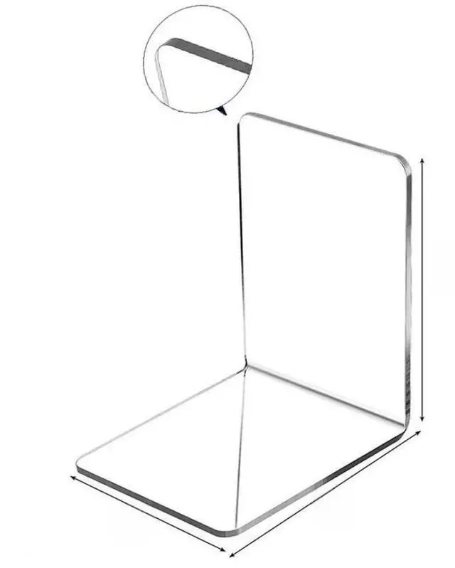Main image of Acrylic Bookends Stand Desktop