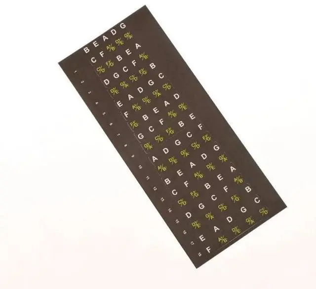 Main image of Guitar Scales Fretboard Sticker