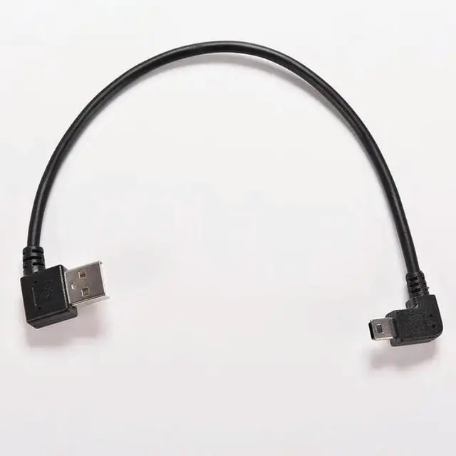 Main image of Angled Mini USB Cable 25cm