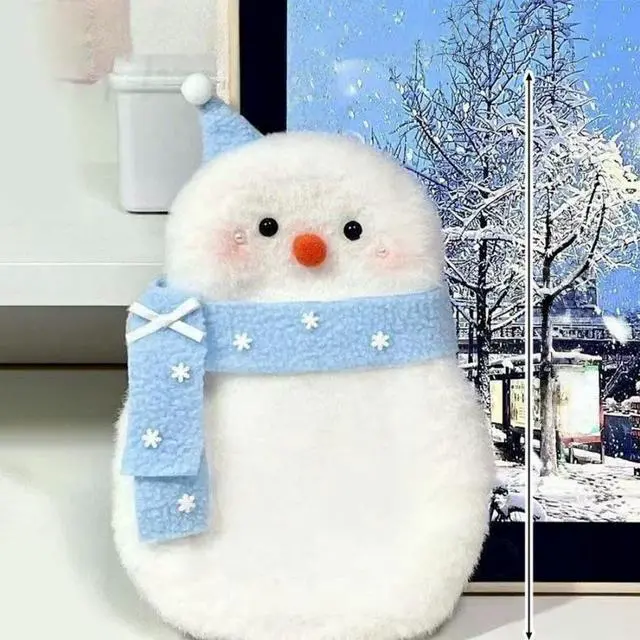 Main image of Snowman Plush Card Holder