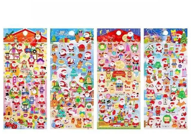 Main image of Puffy 3D Stickers Cartoon 4Pcs