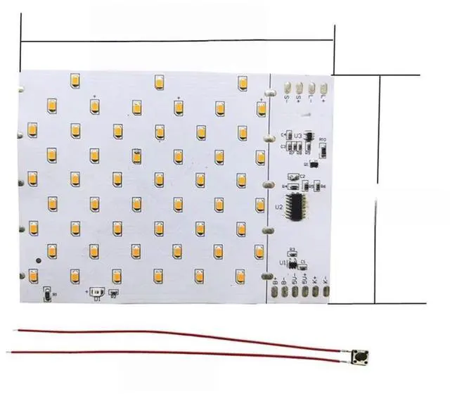 Main image of Solar Flame LED Lamp PCBA 51 LEDs