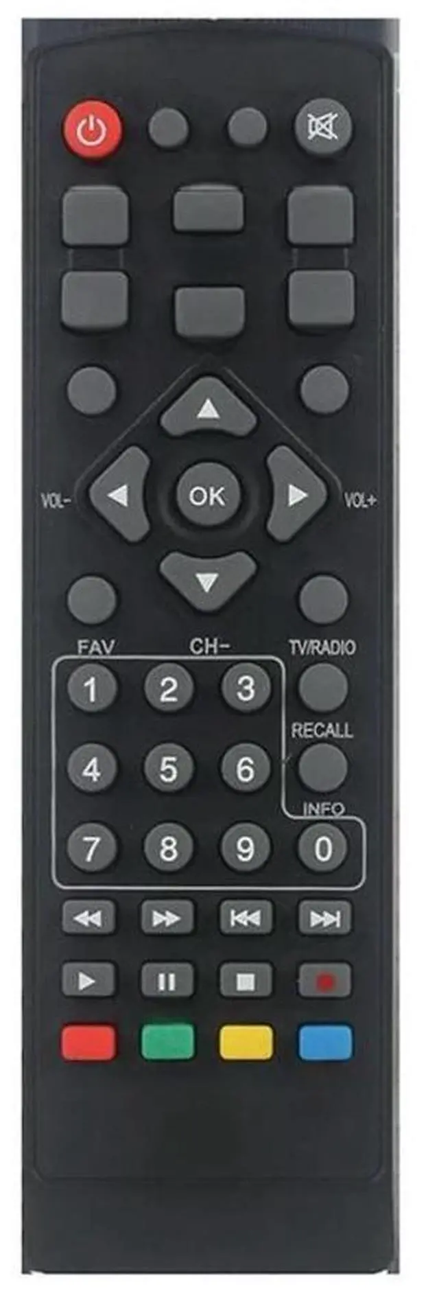 Main image of Remote for DVB-T2 Smart TV