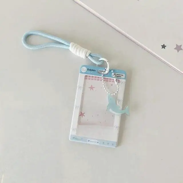 Main image of Photocard Holder with Bow Keychain