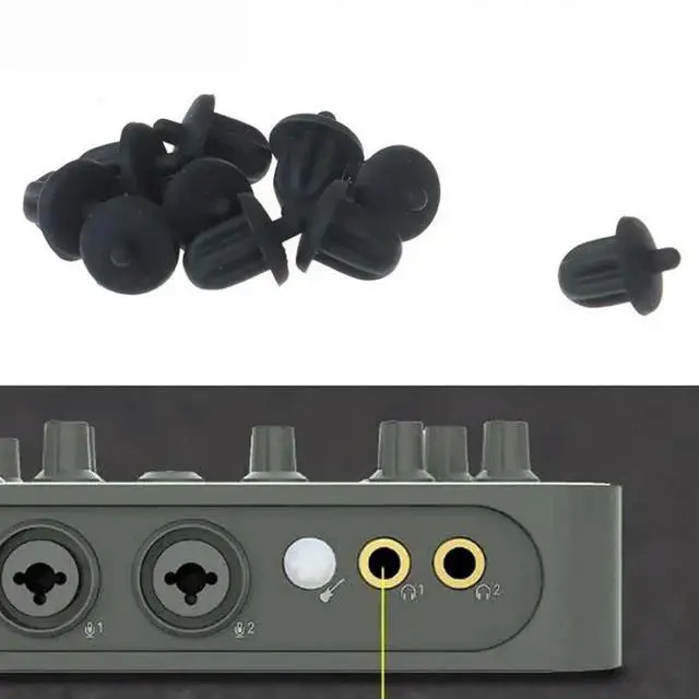 Main image of 3.5mm Audio Jack Dust Cover 10pcs