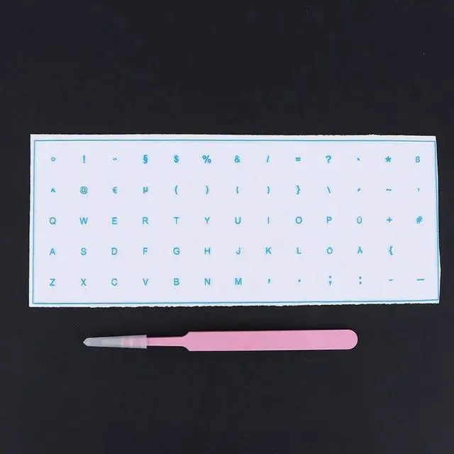 Main image of German Keyboard Sticker Transparent