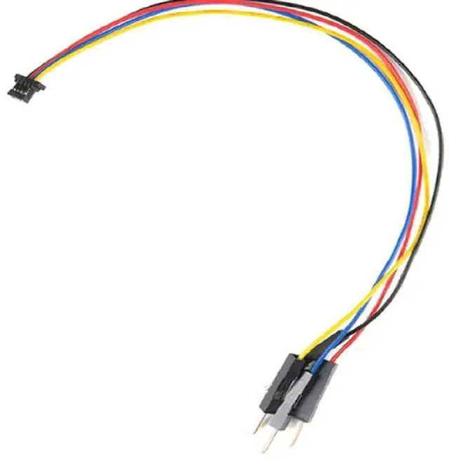 Main image of 4-Pin Jumper Cable SH to Premium Male Headers 200mm