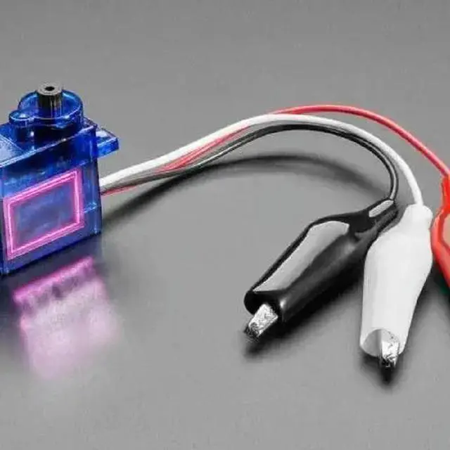 Main image of Servo with Alligator Clips for CPX