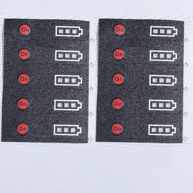 Main image of Battery LED Sticker Label 5/10Pcs