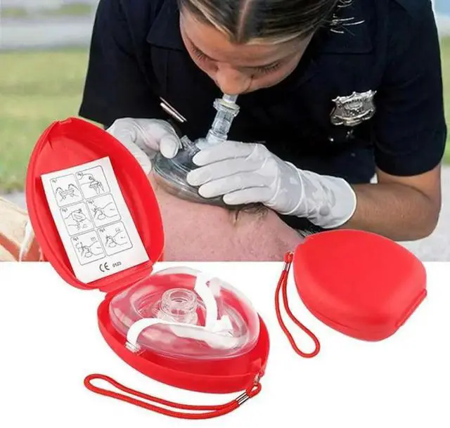 Main image of CPR Breathing Mask One-Way Valve