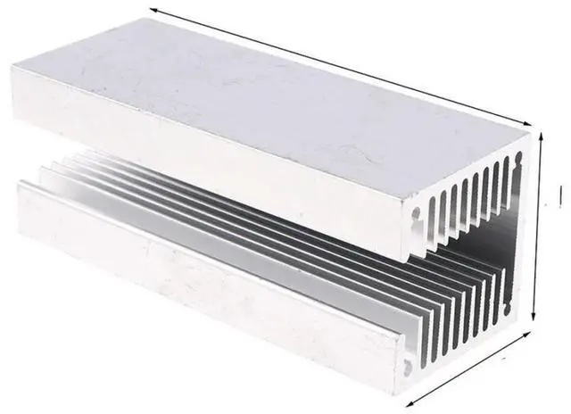 Main image of Aluminum Heatsink U-slot 40/50MM