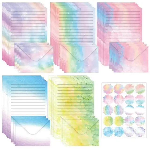 Main image of Watercolor Stationery Set 30+15