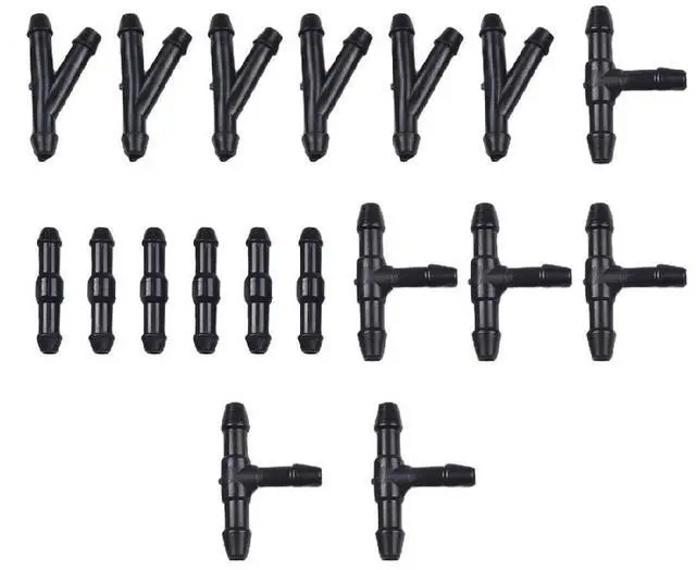 Main image of 18Pcs Windshield Washer Hose T/Y/I Connectors