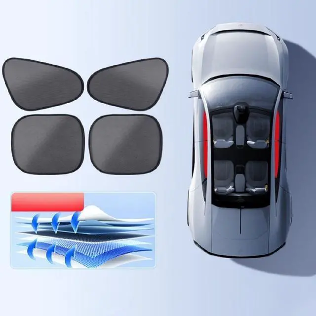Main image of Electrostatic Curtain Car Window Shade