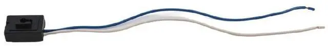 Main image of Door Handle Button Black Plastic