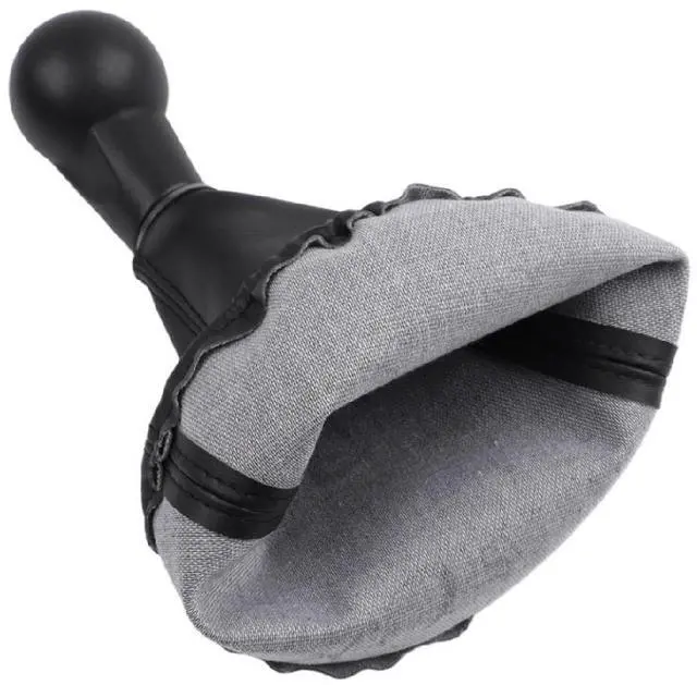 Main image of Leather Shift Knob Black Artificial Leather