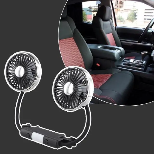 Main image of 12V/24V Car Fan 360° Adjustable