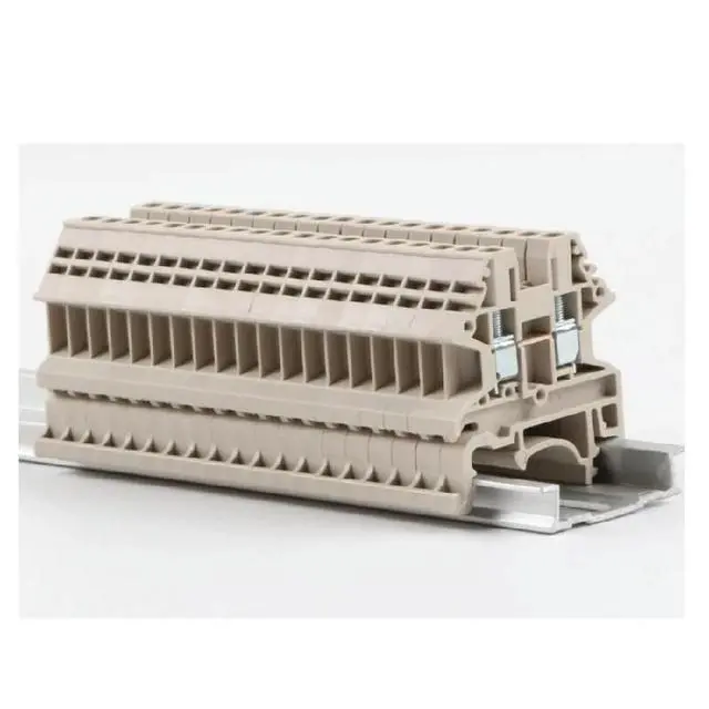 Alt view image 2 of 2 - FOR 20 Pcs Feed-through Terminal Block Dinkle DK2.5N 600V 20A