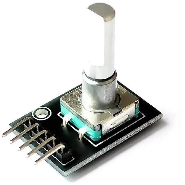Main image of FOR 360 Degrees Rotary Encoder Module For Brick Sensor Switch Development Board KY-040 With Pins