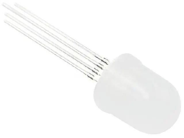 Main image of FOR 10pcs F10/10mm full color mist common Yin/common Yang four legs full color RGB in-line LED light emitting diode beads