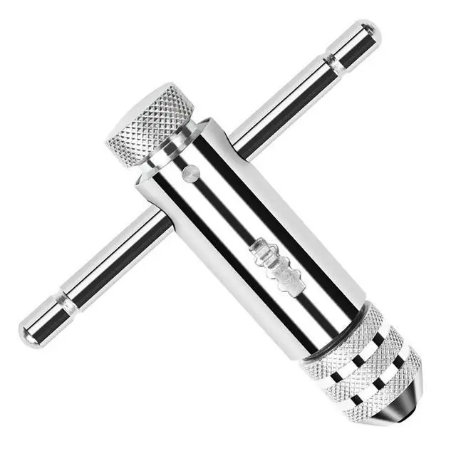 Alt view image 2 of 2 - Adjustable Ratchet Tap Wrench M3-M12 T-Handle