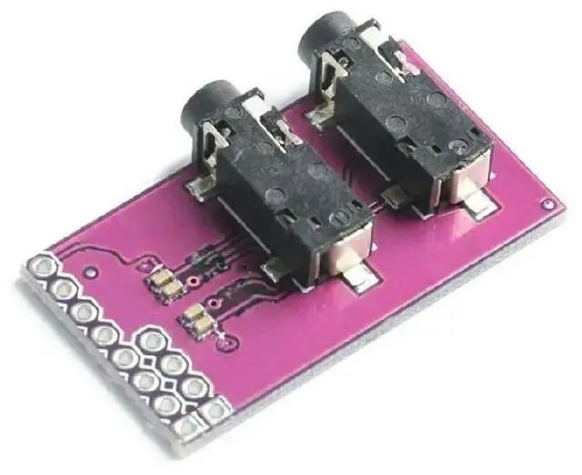Main image of FOR Audio Block Module Dual Channel 3.5mm Headphone Video Microphone Interface MP3 Stereo Board
