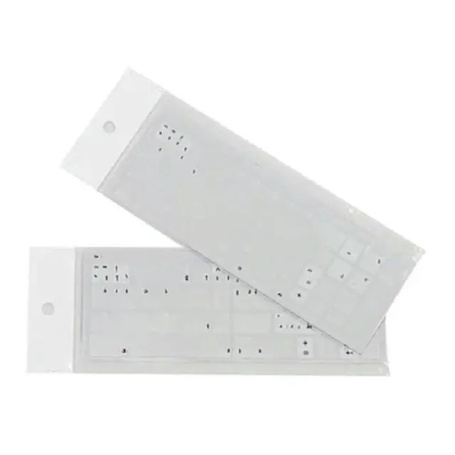 Alt view image 2 of 2 - 2pcs Arabic Keyboard Stickers Transparent Letters for PC