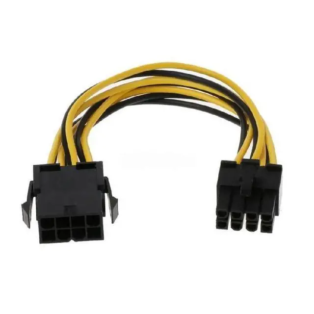 Alt view image 2 of 2 - CPU 8 Pin Male to 8Pin Female Power Extension Cable