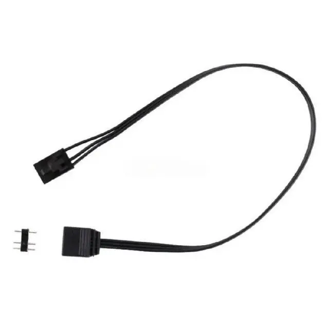 Alt view image 2 of 2 - 4-Pin 5V ARGB Connector Adapter RGB to Standard ARGB Cable
