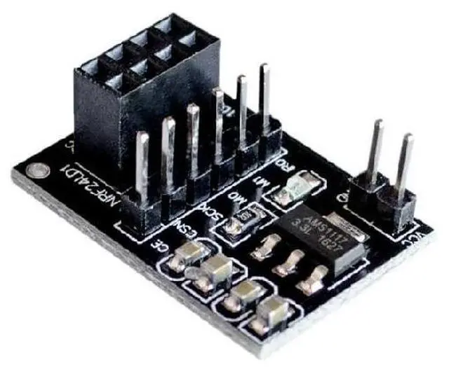 Main image of FOR Socket Adapter plate Board for 8Pin NRF24L01 Wireless Transceive module 51