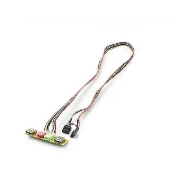 Alt view image 2 of 2 - Motherboard Extension USB2.0 Port and 3.5mm Audio Cable