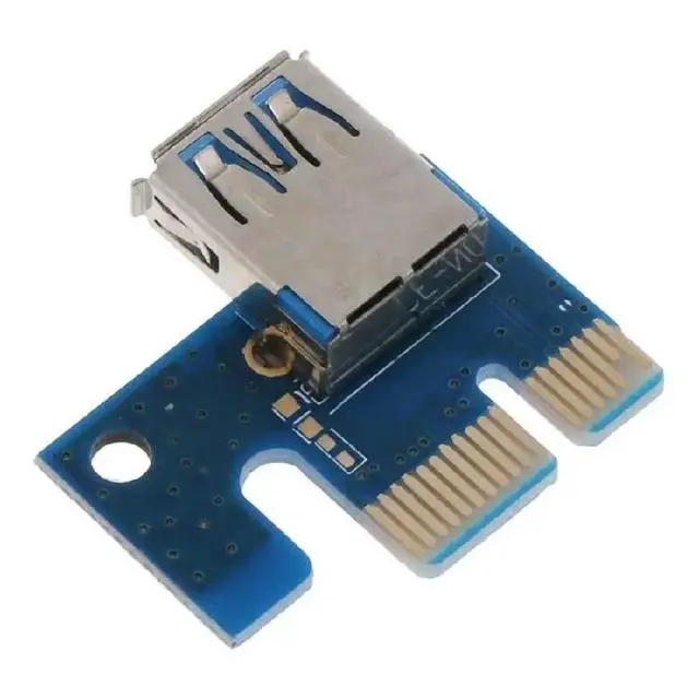 Alt view image 2 of 2 - USB PCI-E 1X to 16X Graphics Extension Cable for PC
