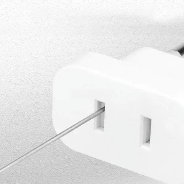 Alt view image 2 of 2 - EU to US Power Plug Converter Adapter Travel Child Safe