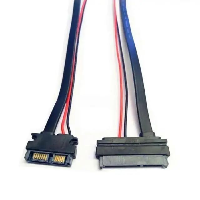 Alt view image 2 of 2 - 13pin to 22pin HDD SSD Optical Drive Adapter Cable