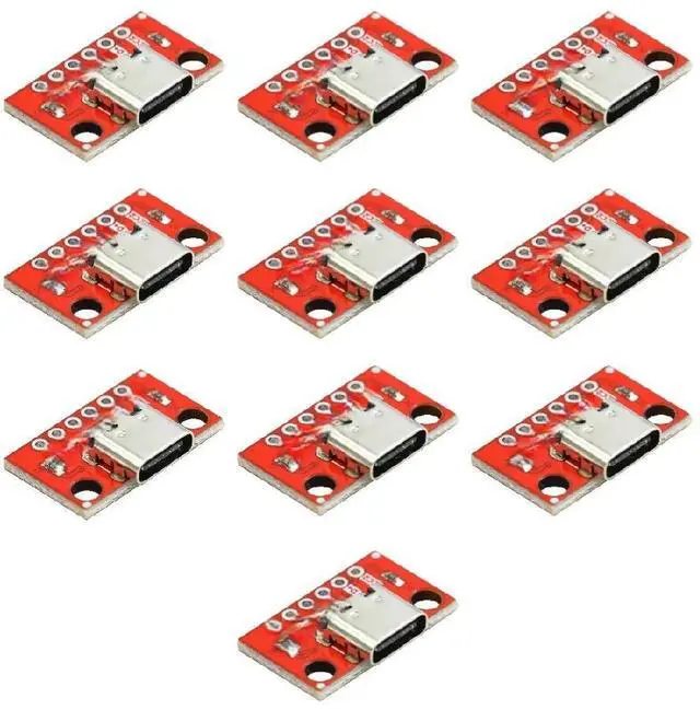 Main image of FOR 1/5/10pcs TYPE-C Female Test Board USB3.1 16P to 2.54 High Current Power Adapter Board Module for