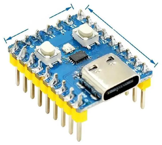 Main image of FOR RP2040-Zero RP2040 for Pi Microcontroller PICO Development Board Module Dual-core Cortex M0+ Processor 2MB Flash