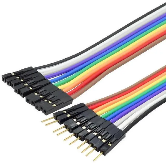 Main image of FOR Pure copper wire thickened 28 core female to female male to female color cable 2.54 terminal connection wire gold-plated